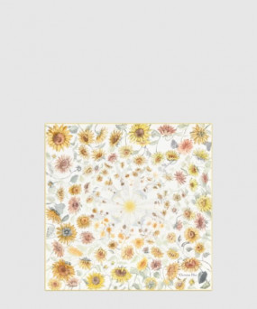 디올 식물 화훼 70 스퀘어 스카프 42FLE