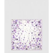 디올 식물 화훼 70 스퀘어 스카프 42FLE