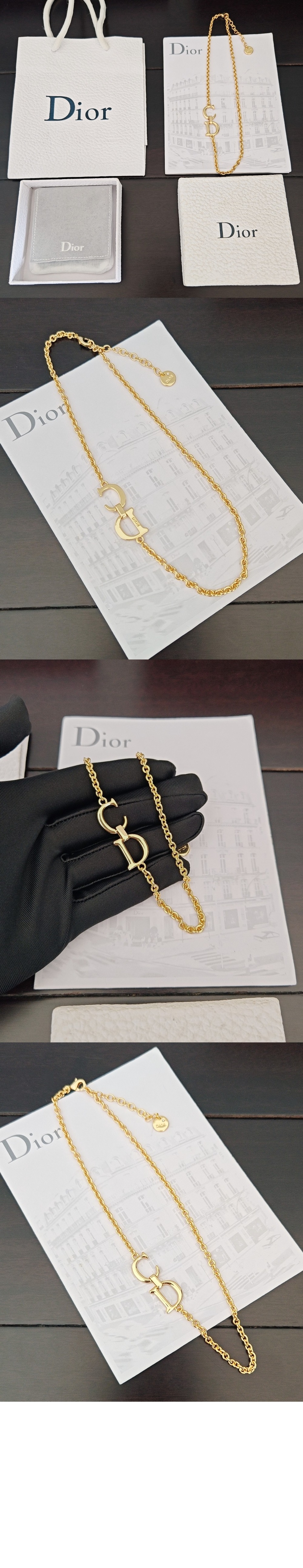 디올 Saddle 목걸이 N3332