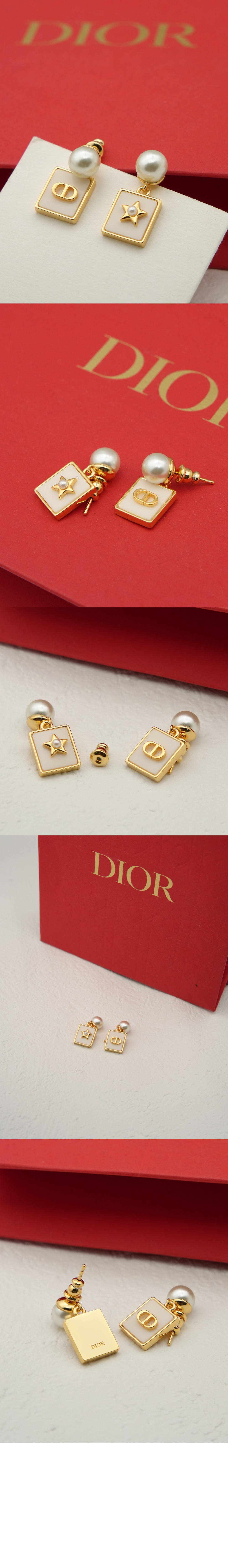 디올 Lucky Cards 귀걸이 E4044