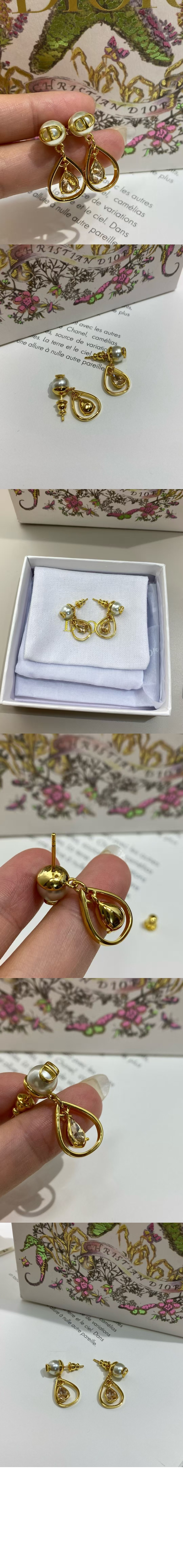 디올 D-Drop 귀걸이 E4035