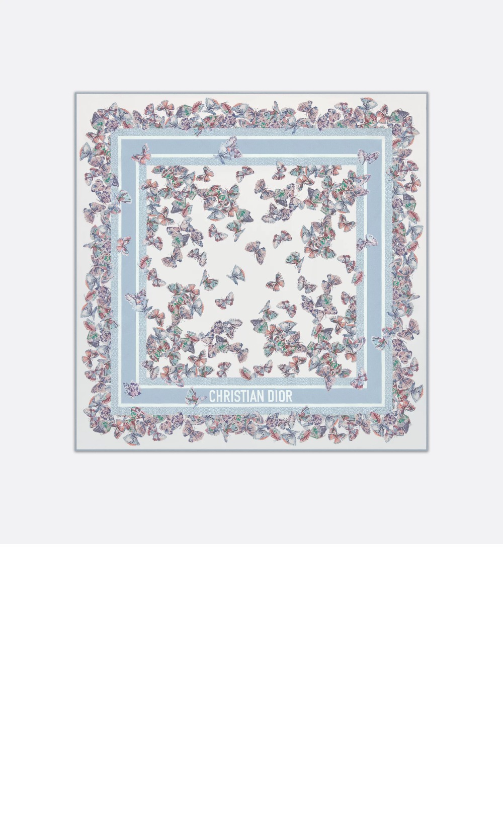 디올 Camo Papillon 90 스퀘어 스카프 52PAC