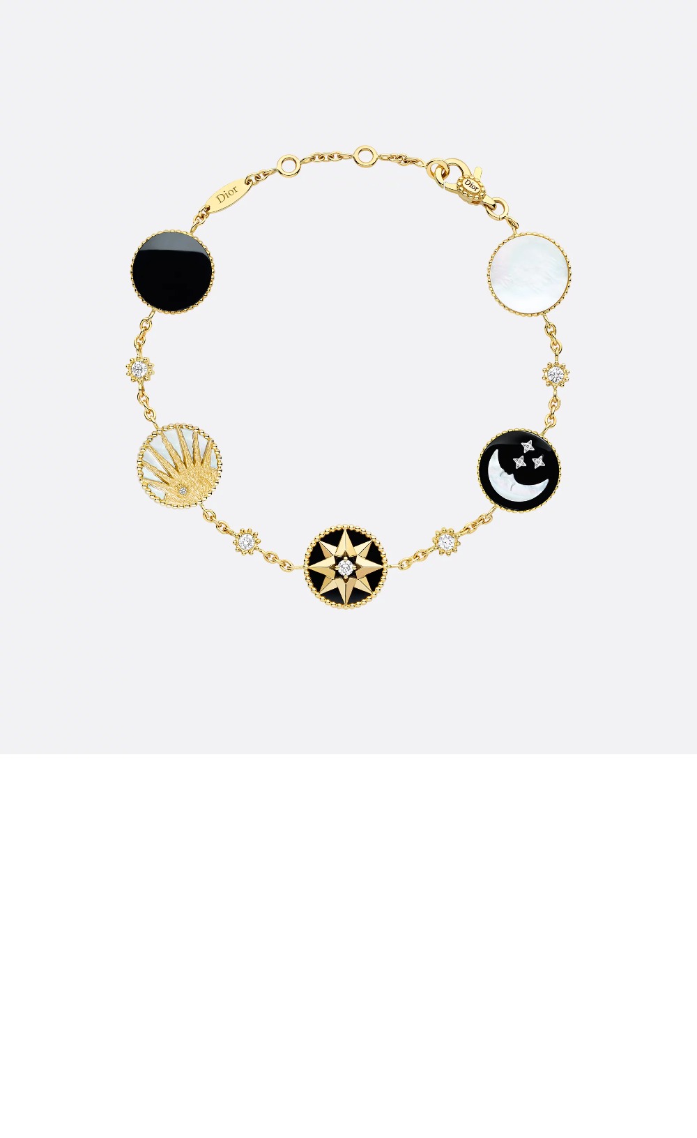 디올 Rose des Vents & Rose Céleste 팔찌 JSAM9