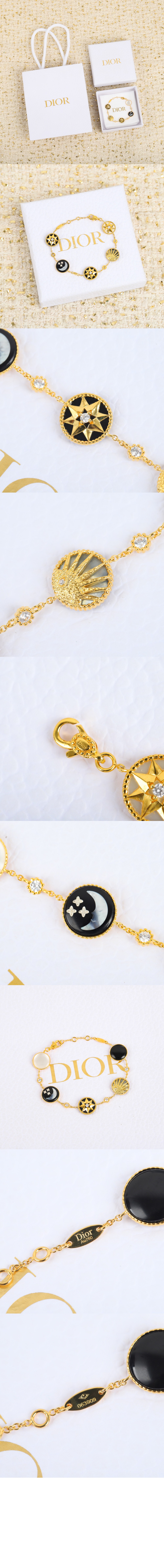 디올 Rose des Vents & Rose Céleste 팔찌 JSAM9