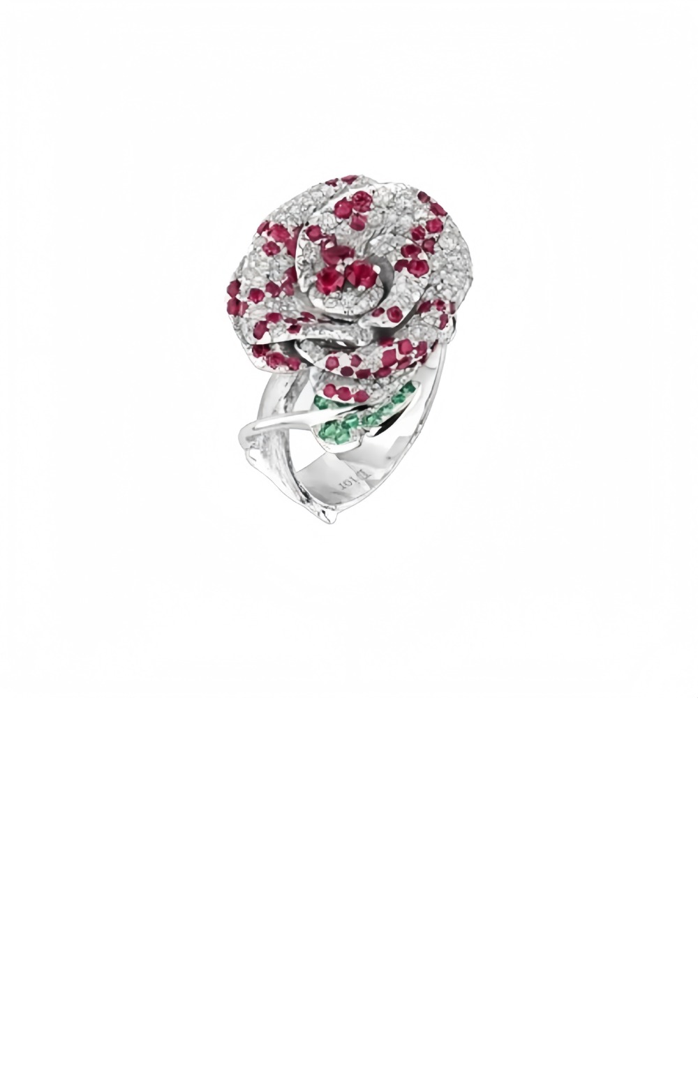 디올 Rose Dior Bagatelle 꽃 모양 반지 JBAG9