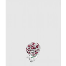 디올 Rose Dior Bagatelle 꽃 모양 반지 JBAG9