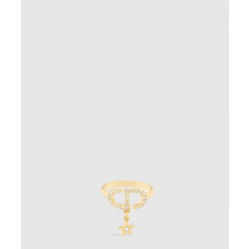 디올 Petit CD Lucky Charms 반지 R2386