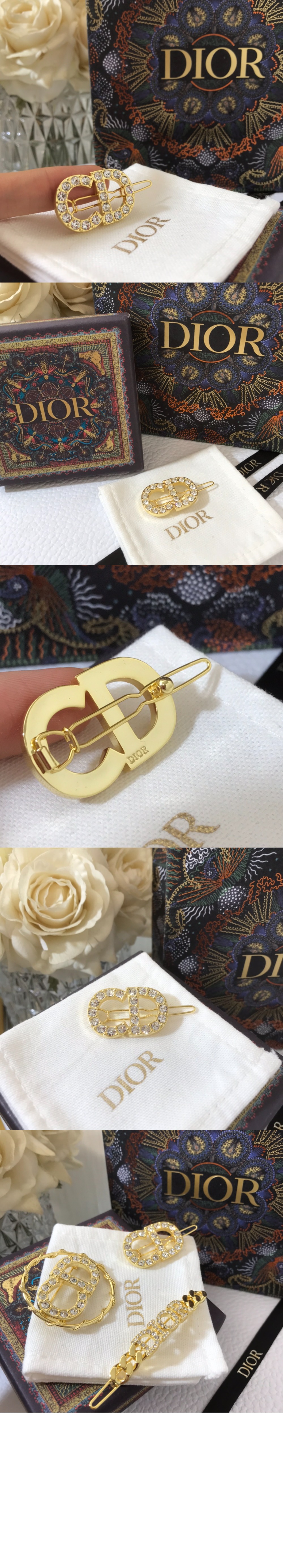 디올 CD 머리핀. 헤어핀 V0853