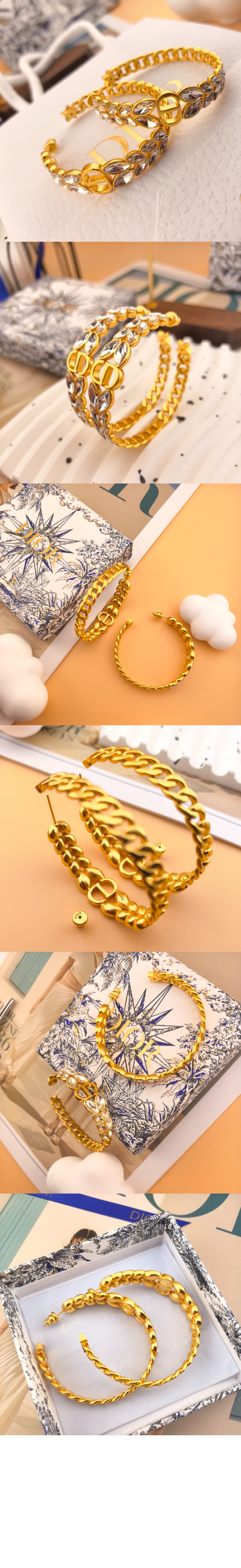 디올 30 Montaigne Prestige 귀걸이 E3856