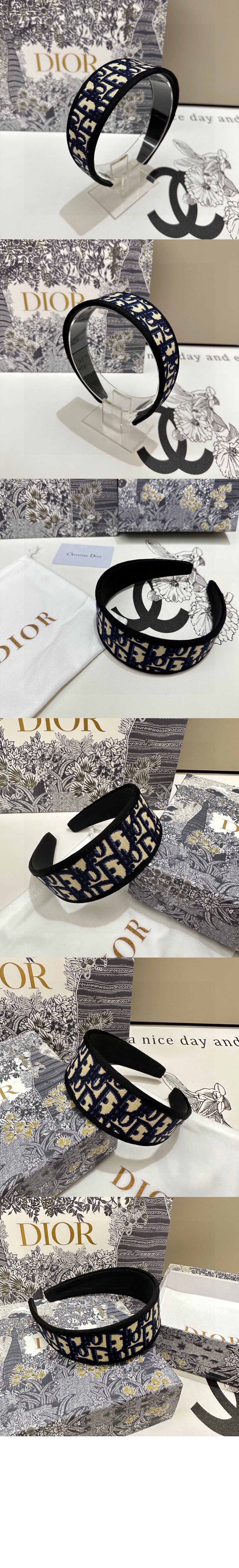 디올 Oblique Dior Band 헤어밴드 34HBO