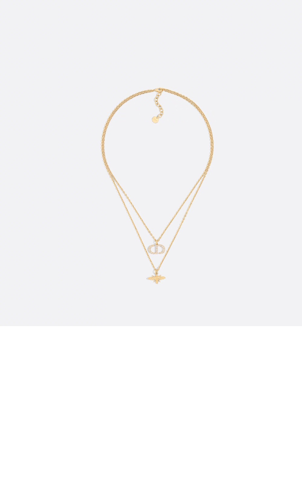 디올 Petit CD Bee 목걸이 N3225