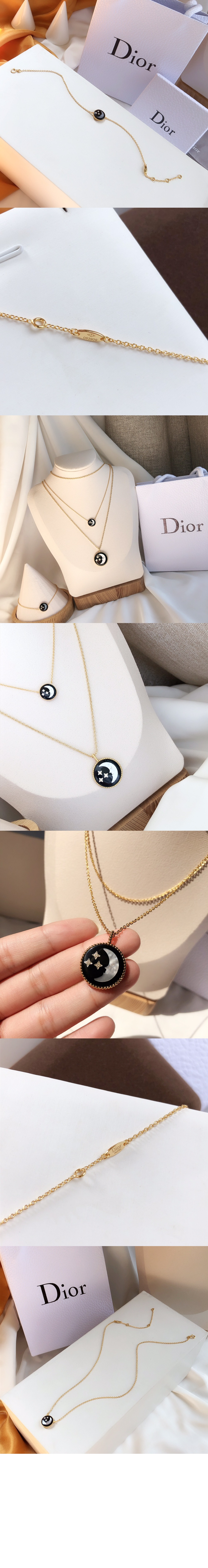 디올 Rose Celeste 목걸이 JSAM9