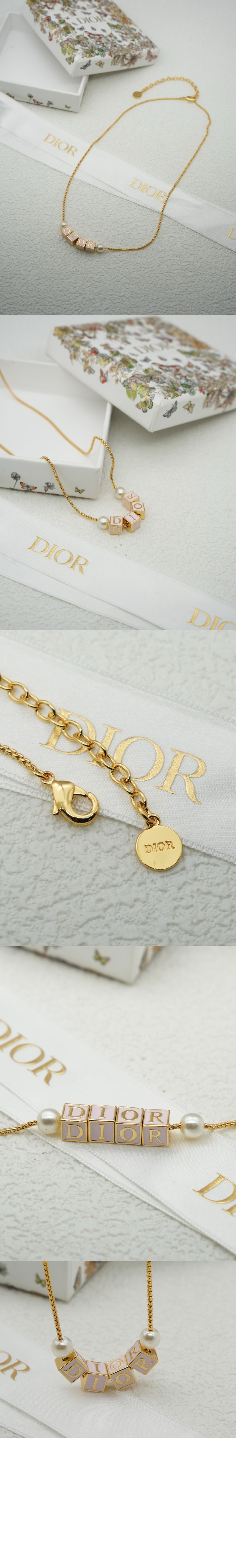 디올 D-Dice 목걸이 N3259