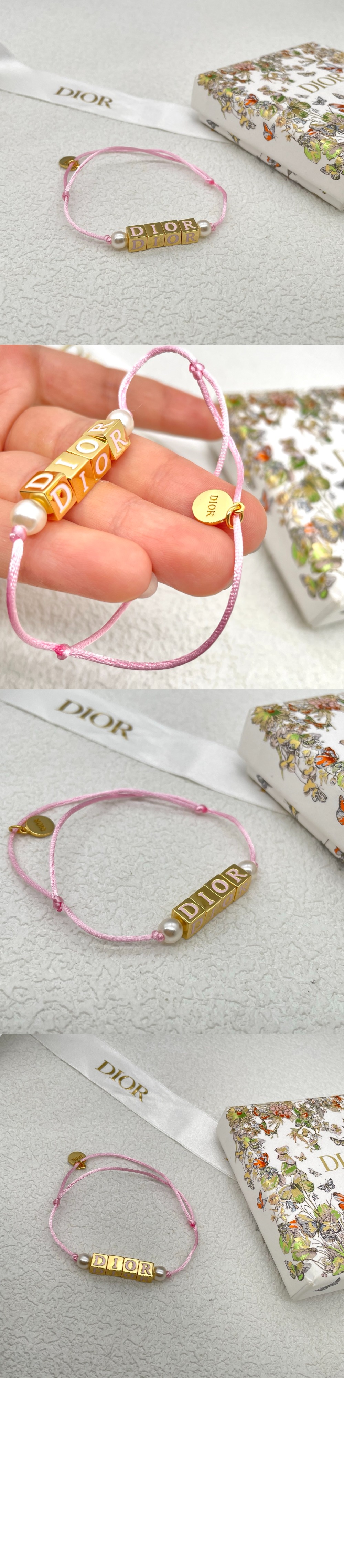 디올 D-Dice 팔찌 B2833