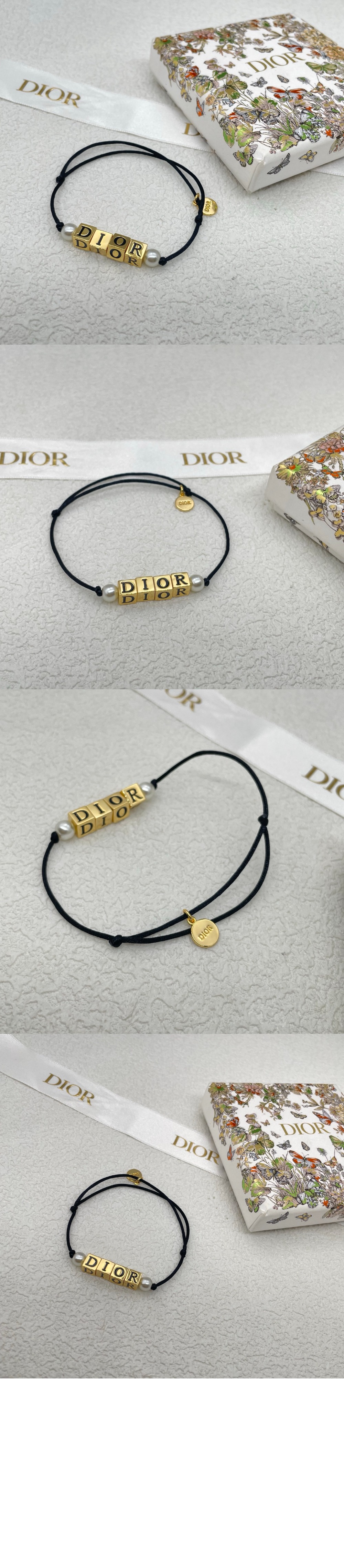 디올 D-Dice 팔찌 B2833