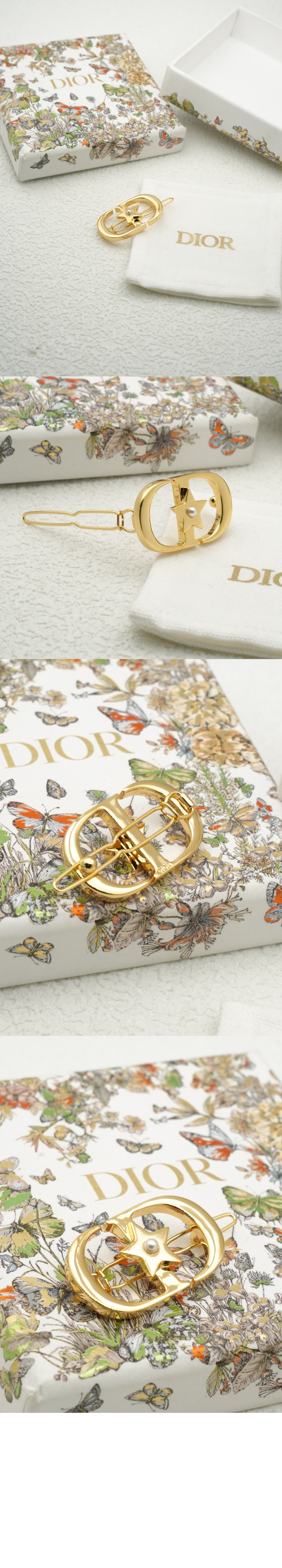 디올 Lucky 30 Montaigne 헤어핀 V1571