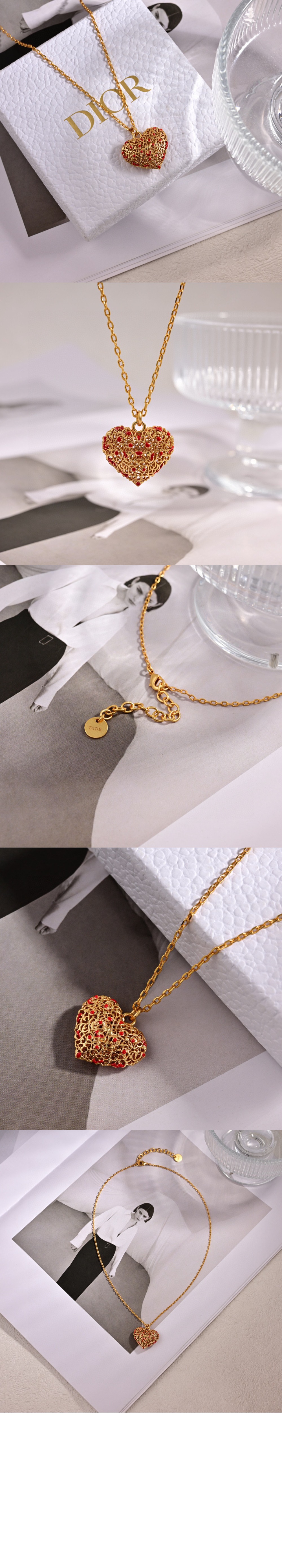 디올 Dioramour Cœur des Curiosités 목걸이 N3119