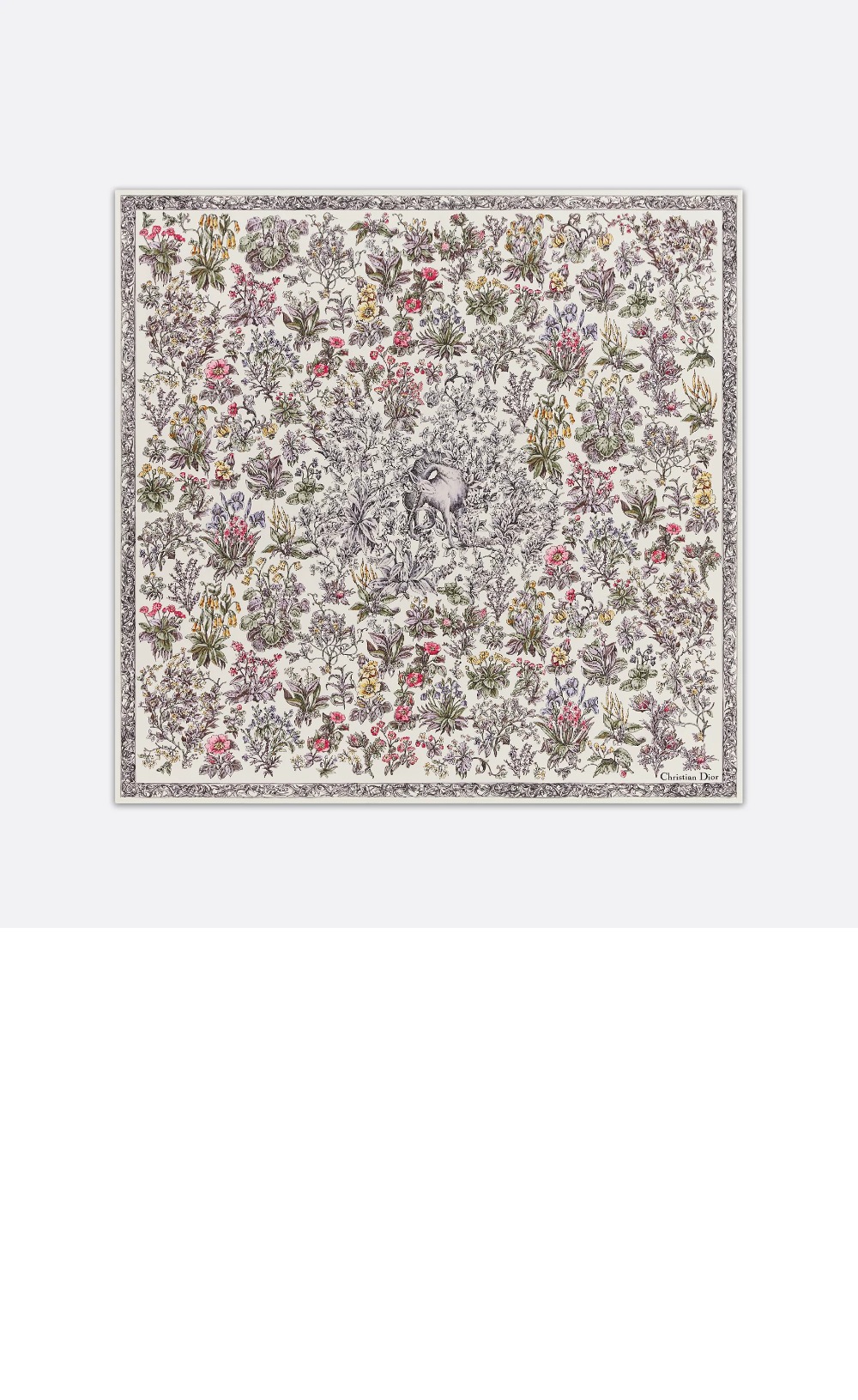 디올 Millefiori Unicorn 90 스퀘어 스카프 51UNI