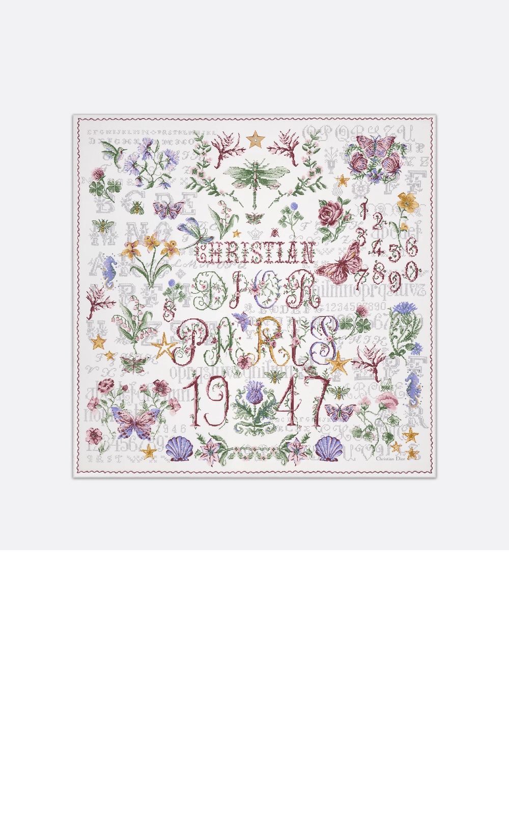 디올 Christian Dior 1947 90 스퀘어 스카프 51CRO