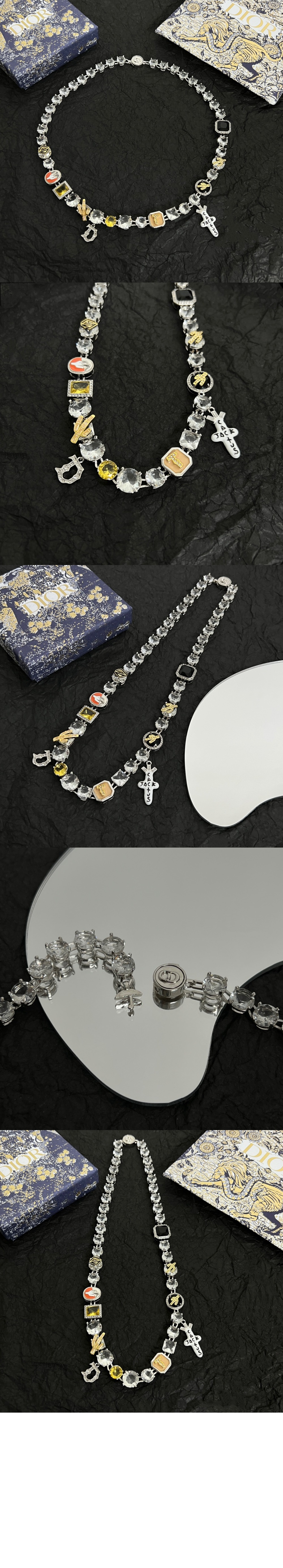 디올 Cactus Jack 목걸이 N1631