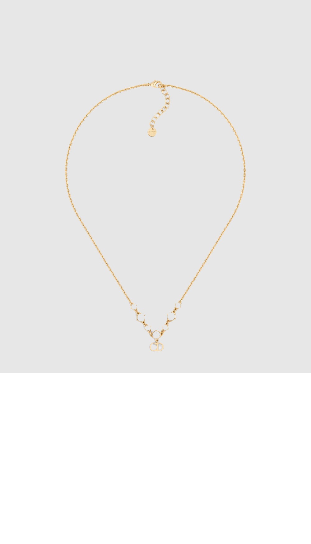 디올 클레어 디 룬 목걸이 N1958