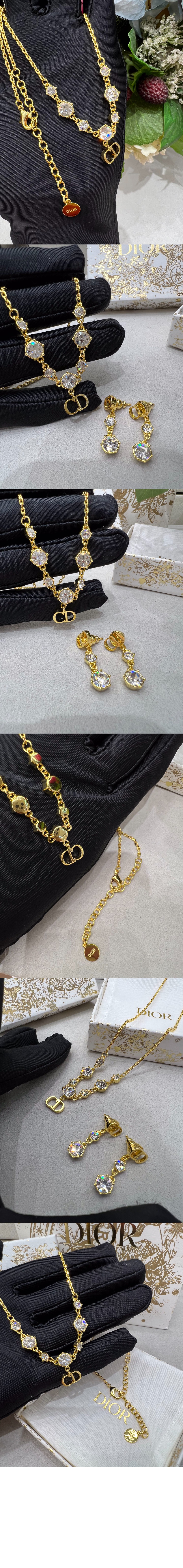 디올 클레어 디 룬 목걸이 N1958