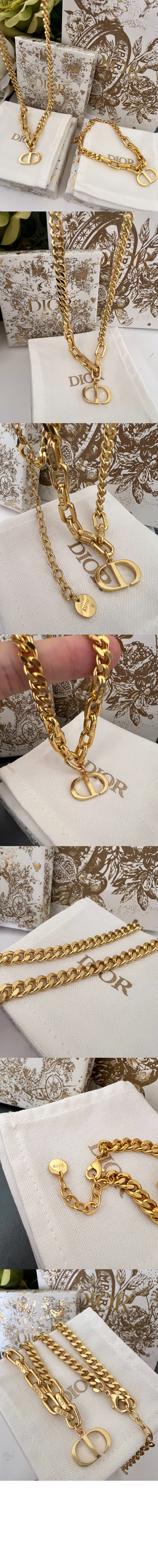 디올 쁘띠 CD 목걸이 N1666