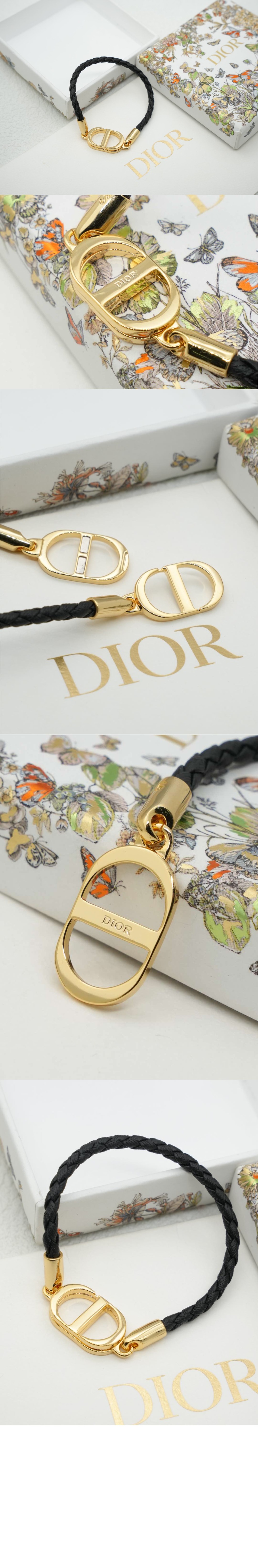 디올 30 Montaigne 가죽 팔찌 B2668