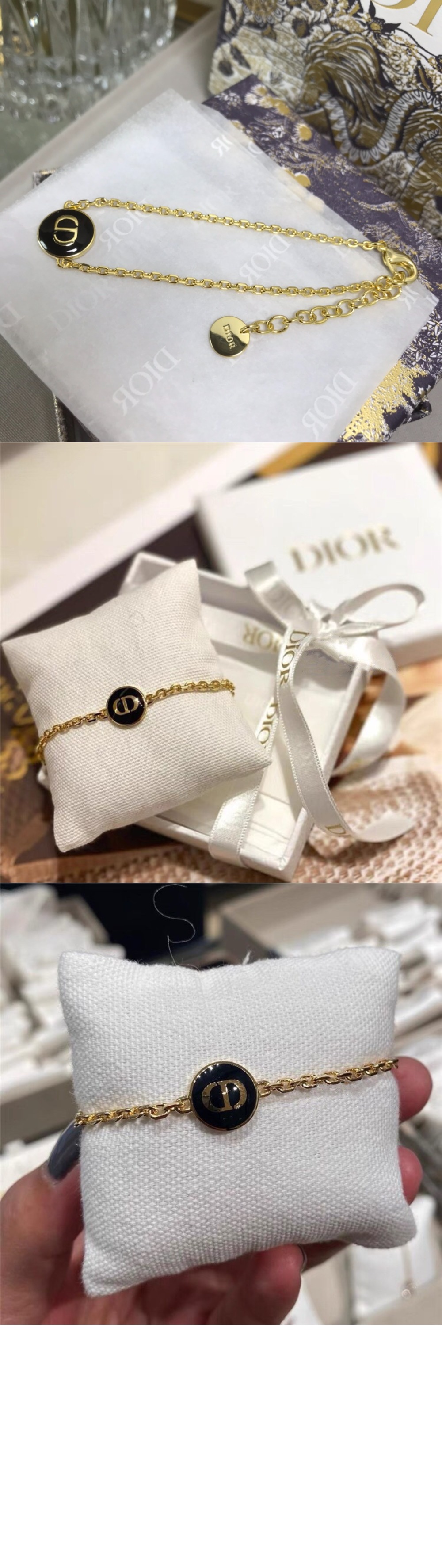 디올 쁘띠 CD 팔찌 B1363