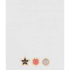 디올 Petit CD Lucky Baroque 스터드 귀걸이 세트 E3749