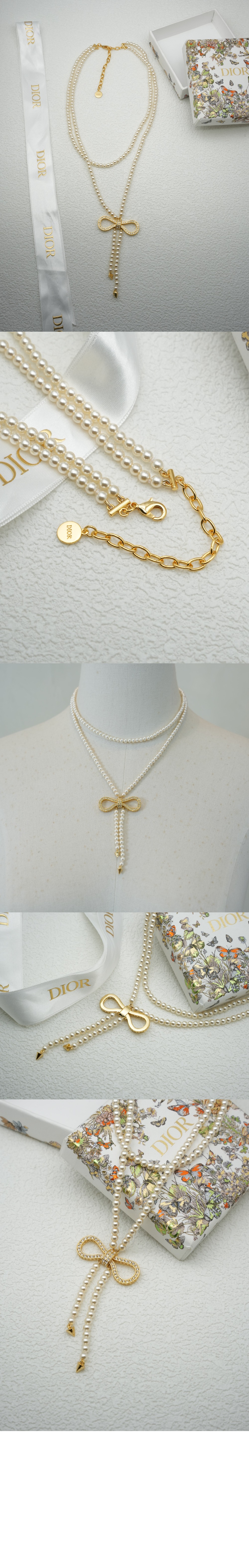 디올 Le Nœud de 목걸이 N3087