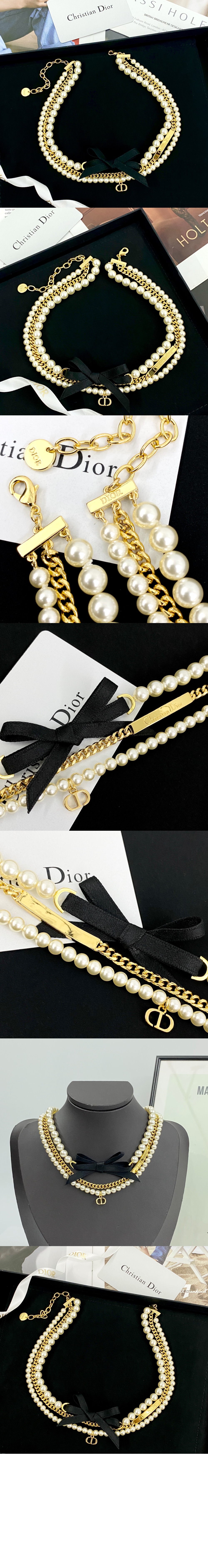 디올 Le Nœud de 초커 N3089