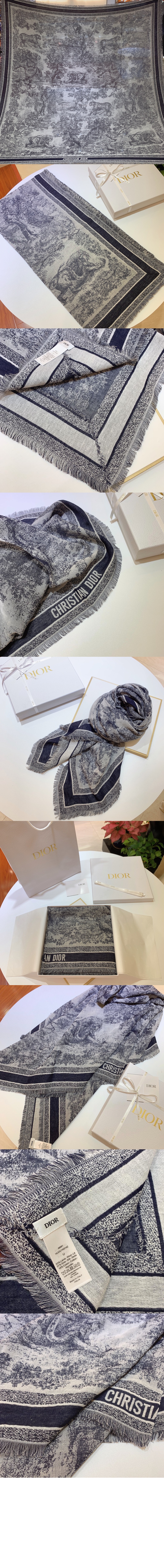 디올 Toile de Jouy 숄 14JOU