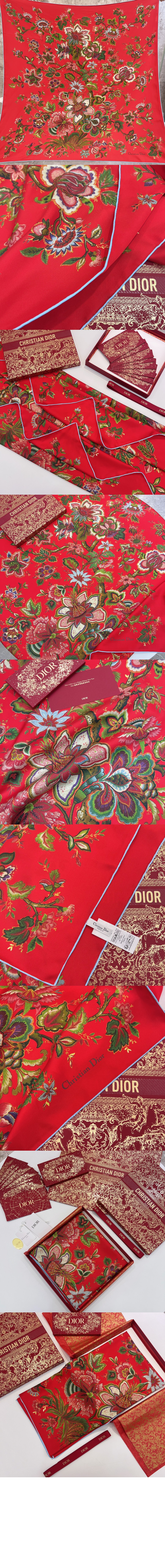 디올 Albero della Vita 스퀘어 스카프 41FLM