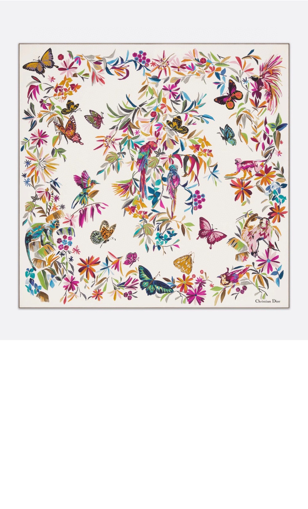 디올 스퀘어 스카프 41FAN