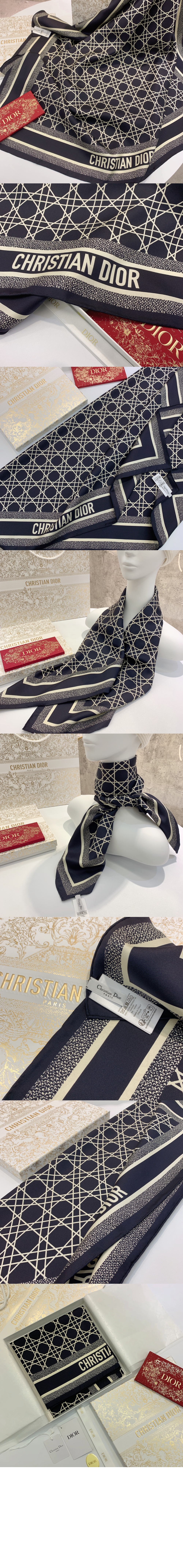 디올 CANNGE 35CAN 스퀘어 스카프