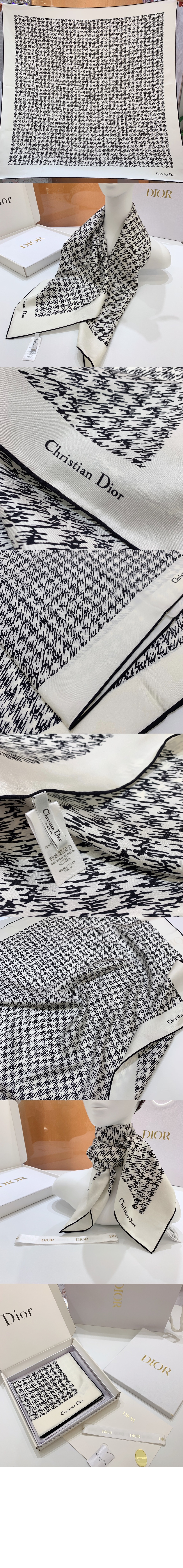 디올 30 Montaigne 90 스퀘어 스카프 34MON