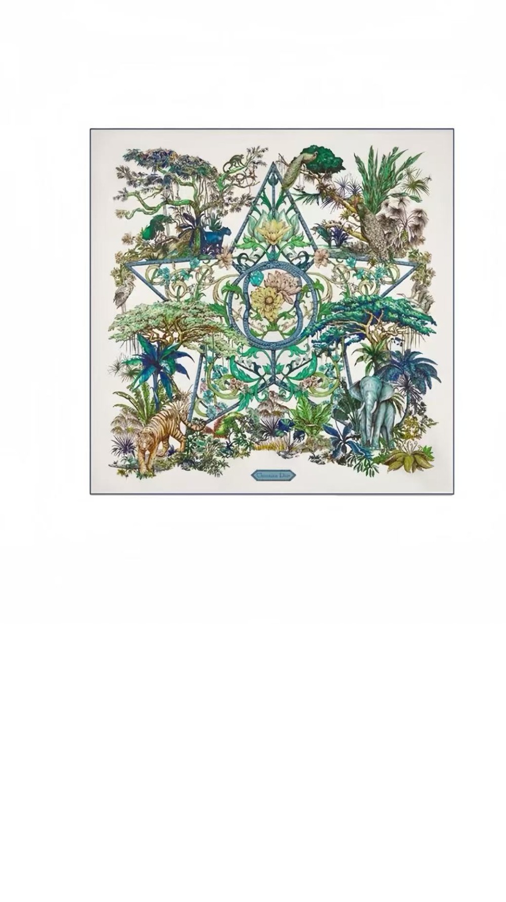 디올 Etoile de Voyage 스퀘어 스카프 90 34YAN