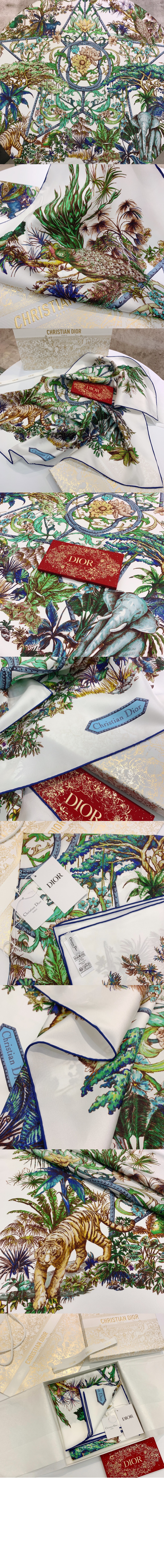 디올 Etoile de Voyage 스퀘어 스카프 90 34YAN