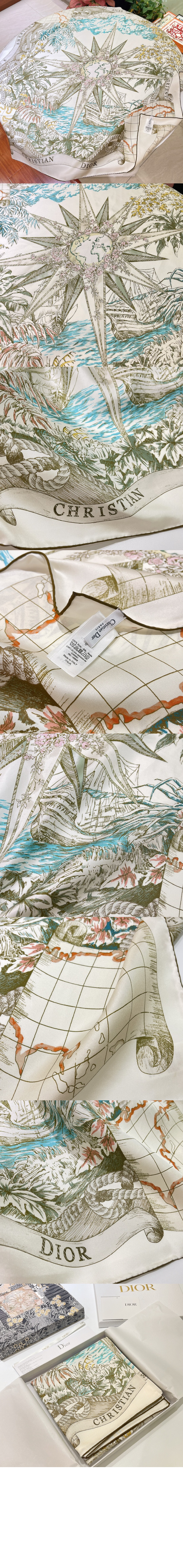 디올 스퀘어 스카프 31REV