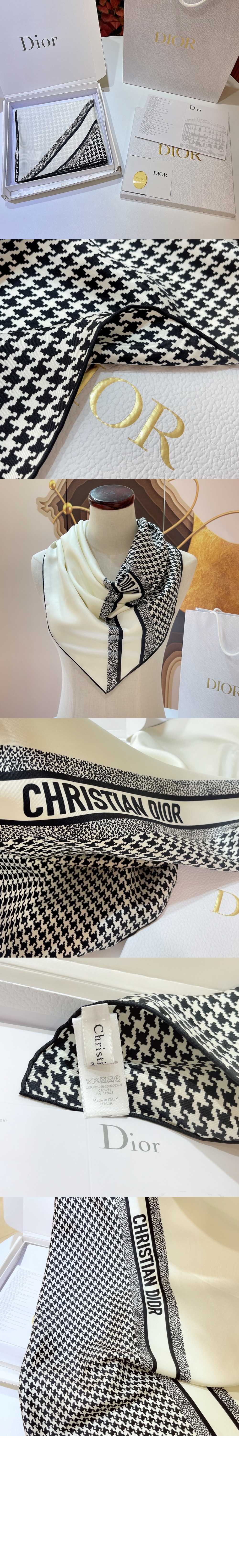 디올 30 Montaigne 90 스퀘어 스카프 34MON