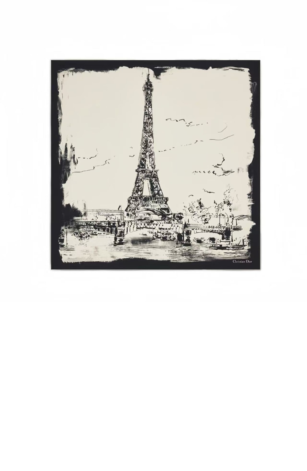 디올 Tower of Paris 스퀘어 스카프