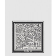 디올 Plan de Paris 90 스퀘어 스카프 32PAR