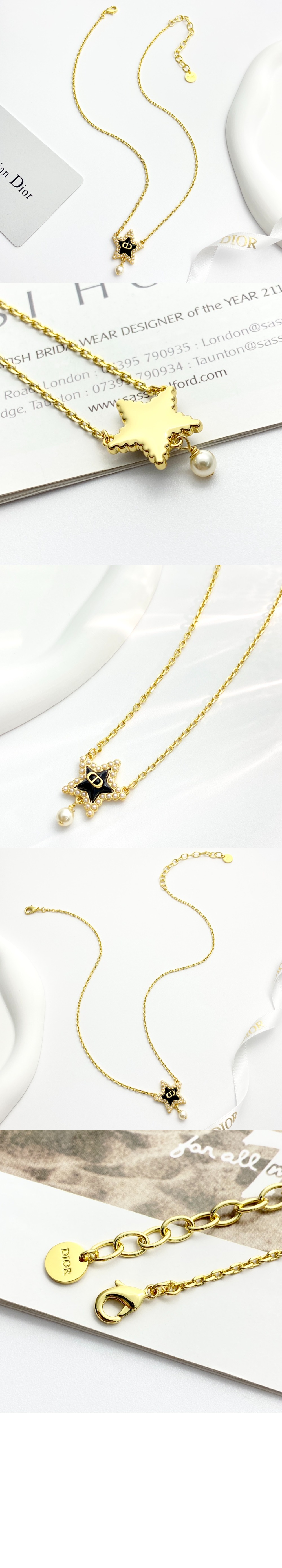 디올 Petit CD Lucky Baroque 목걸이 N3102