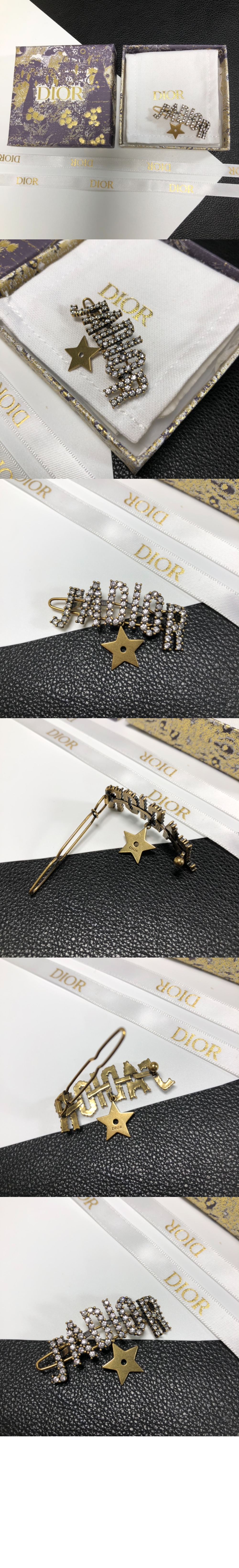 디올 Barrette 헤어핀 V0316