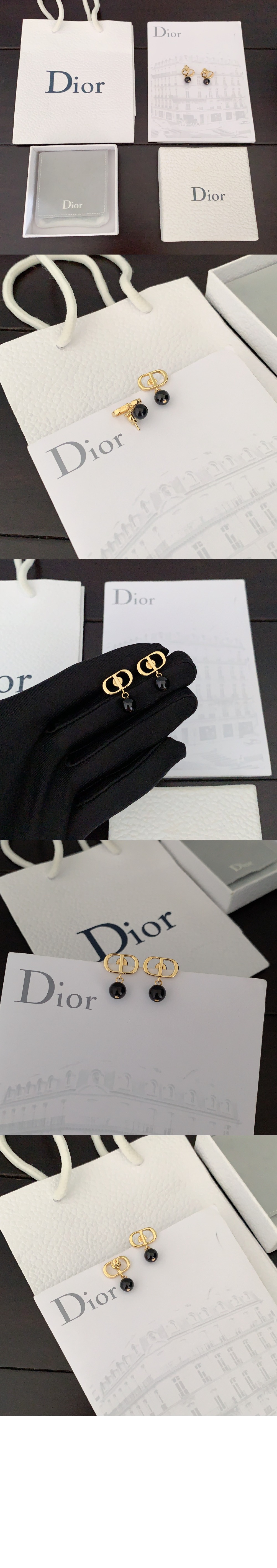 디올 Petit CD 귀걸이 E1520