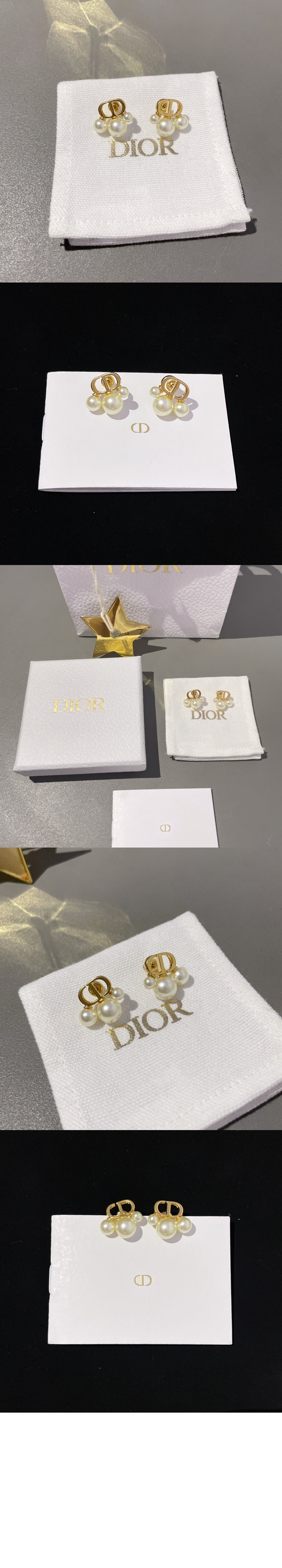 디올 Triptyque Tribales 귀걸이 E3265