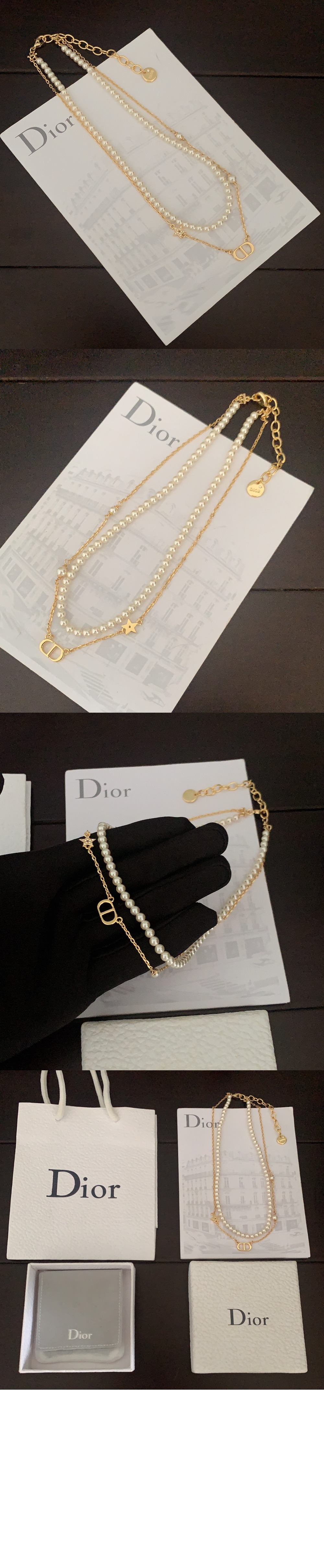 디올 Petit CD 목걸이 N3116