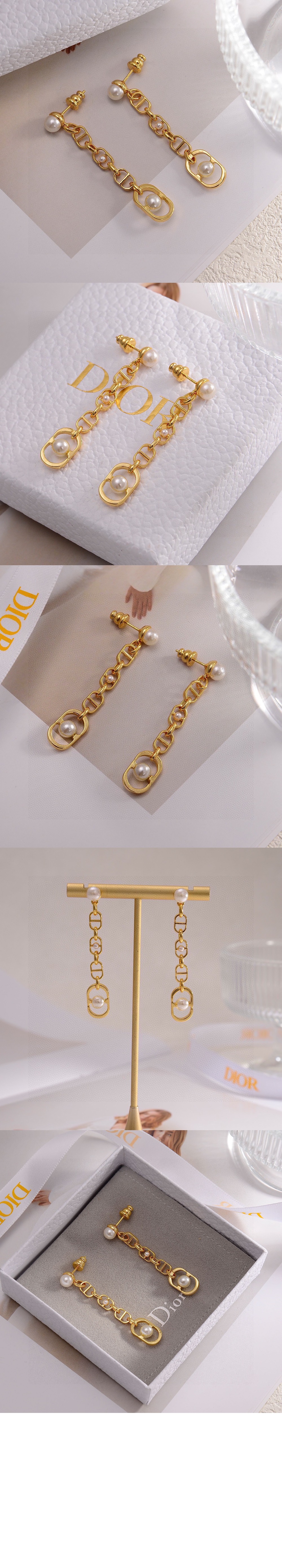 디올 Tribales 귀걸이 E3168