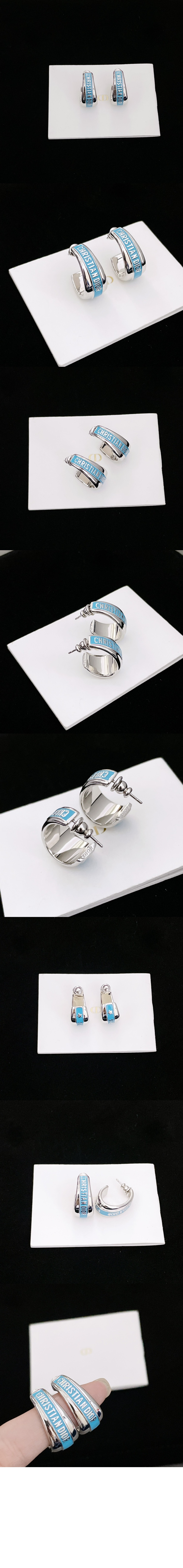 디올 코드 귀걸이 E2281